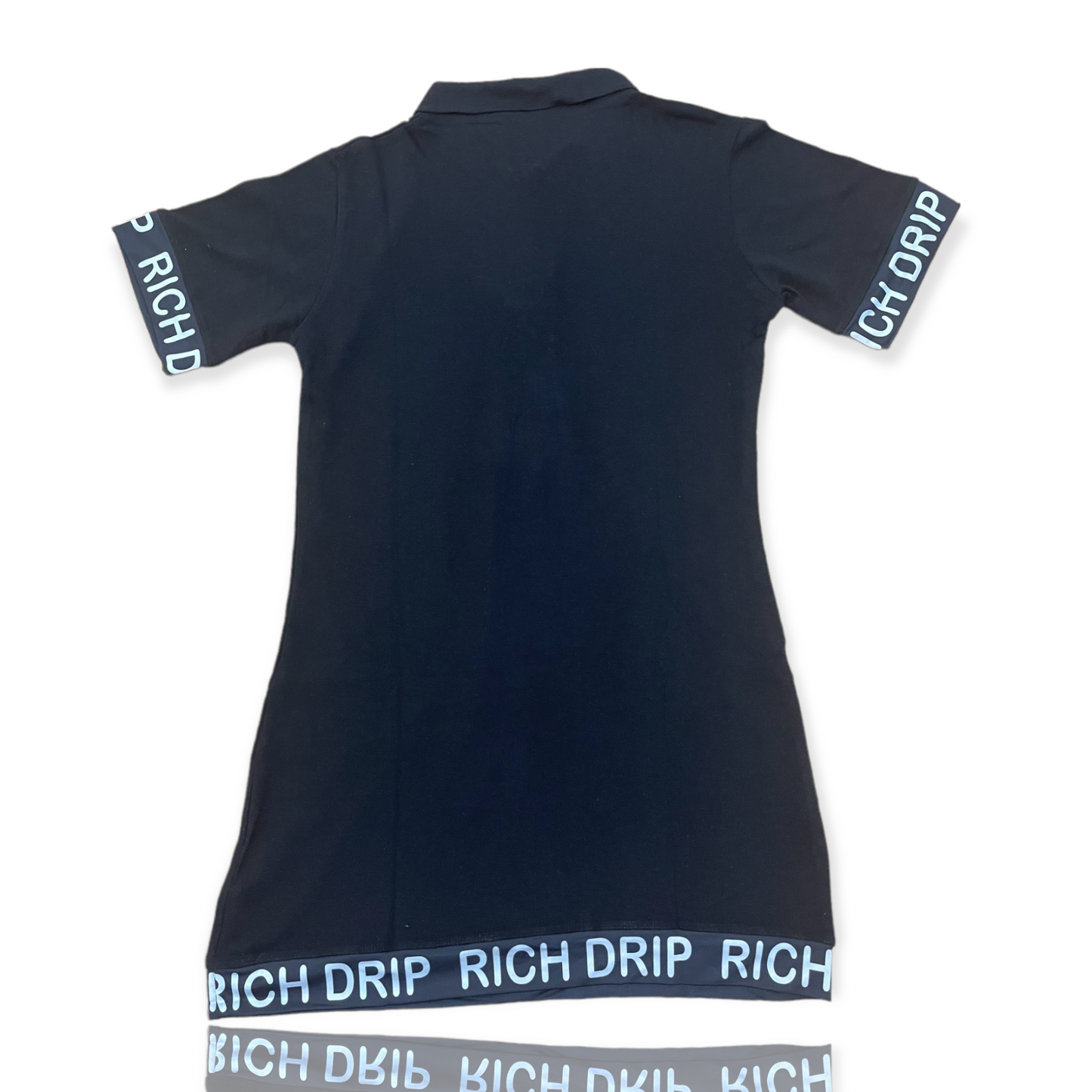 “The Richest” Black Polo Dress