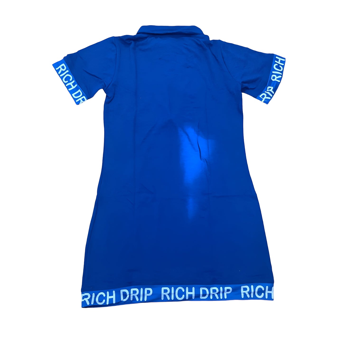 “The Richest” Blue Polo Dress