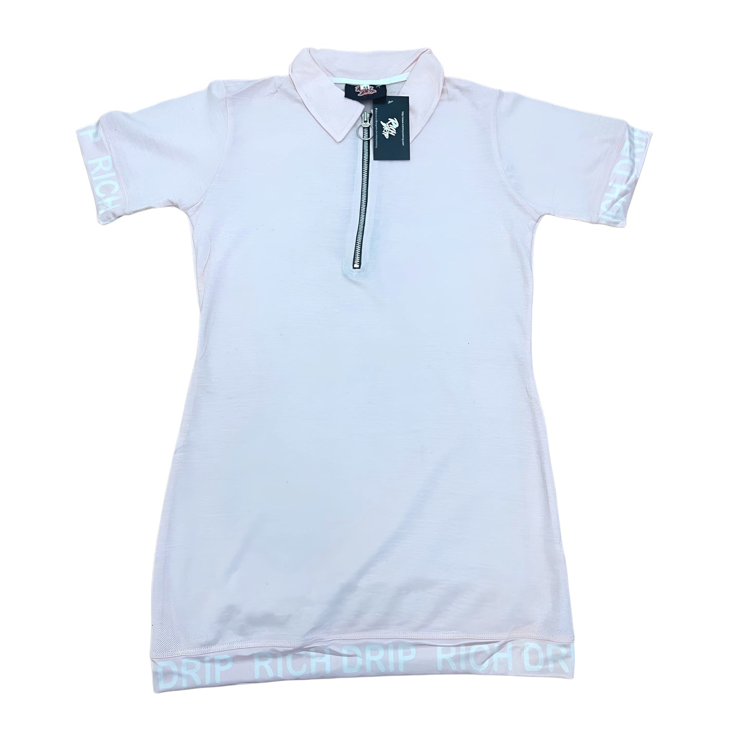 “The Richest” Light Pink Polo Dress