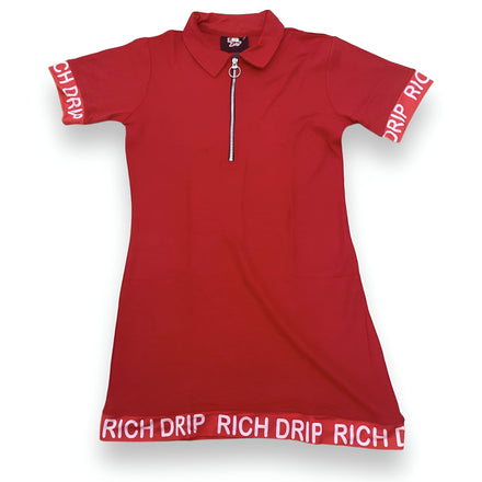 “The Richest” Red Polo Dress