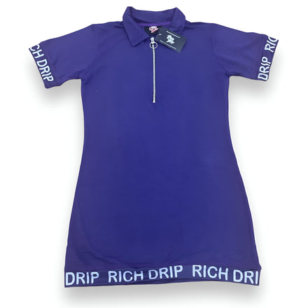 “The Richest” Purple Polo Dress