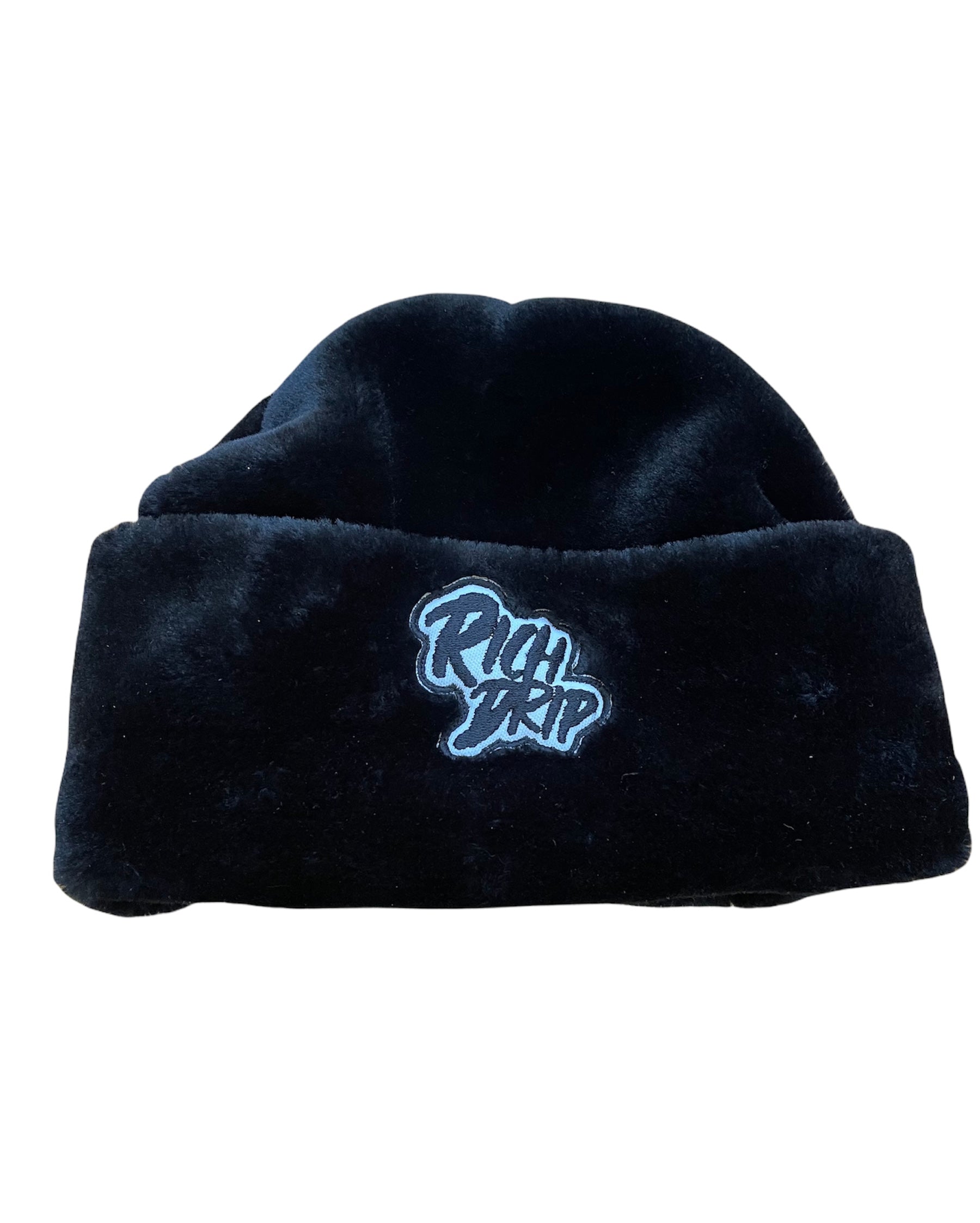 “RDC” Fur Beanie Hat